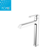 Momali high body new design chrome bathroom brass single handle saving water mixer basin faucet